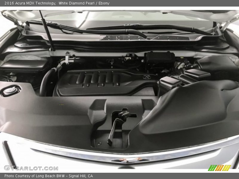 White Diamond Pearl / Ebony 2016 Acura MDX Technology