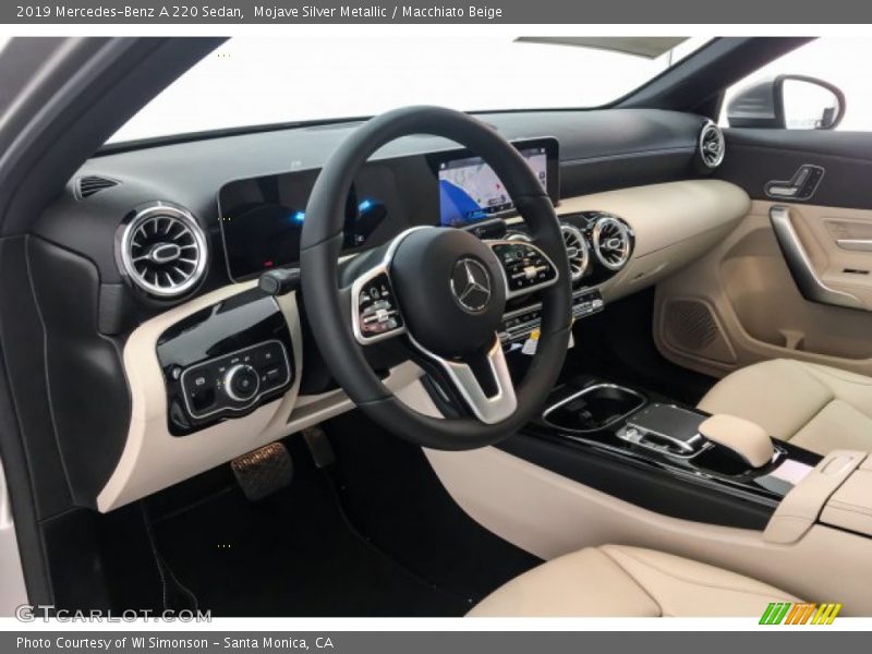 Mojave Silver Metallic / Macchiato Beige 2019 Mercedes-Benz A 220 Sedan