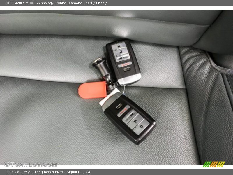 White Diamond Pearl / Ebony 2016 Acura MDX Technology