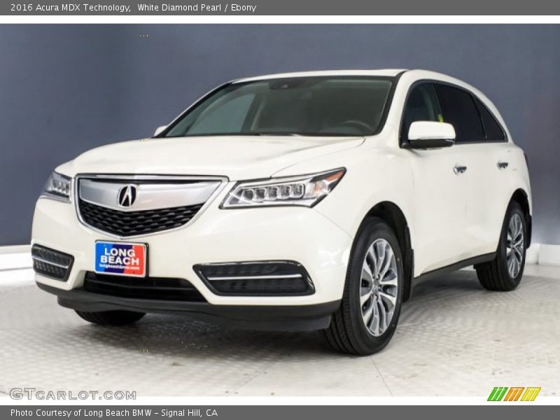 White Diamond Pearl / Ebony 2016 Acura MDX Technology