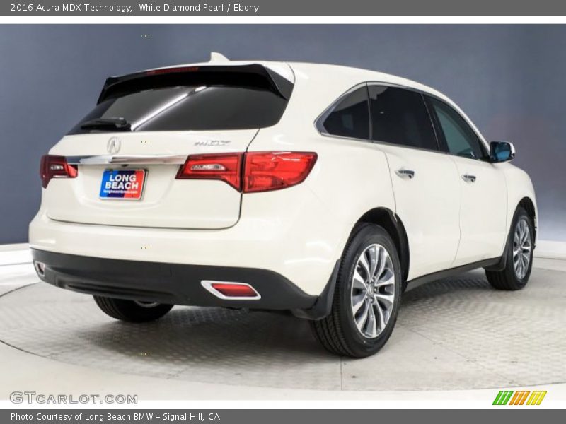White Diamond Pearl / Ebony 2016 Acura MDX Technology