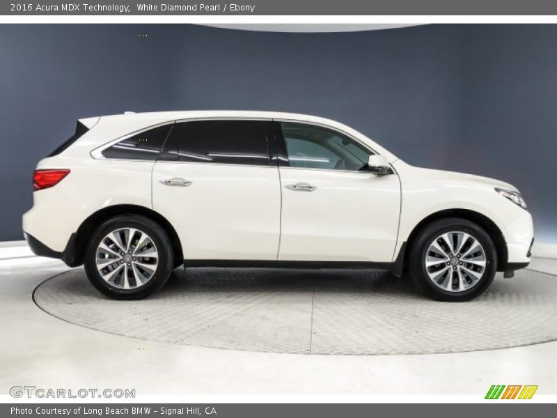 White Diamond Pearl / Ebony 2016 Acura MDX Technology