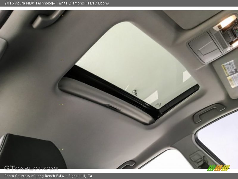 White Diamond Pearl / Ebony 2016 Acura MDX Technology