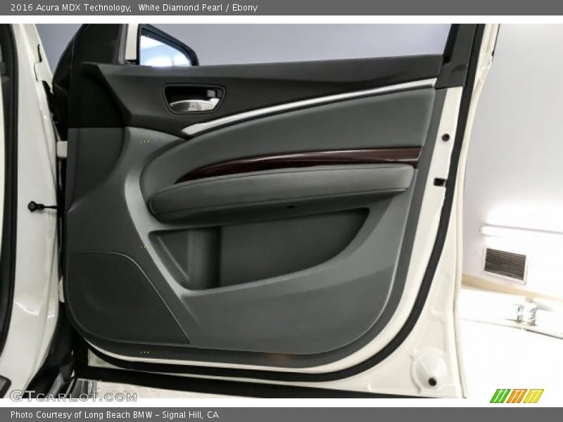 White Diamond Pearl / Ebony 2016 Acura MDX Technology