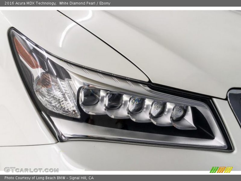 White Diamond Pearl / Ebony 2016 Acura MDX Technology