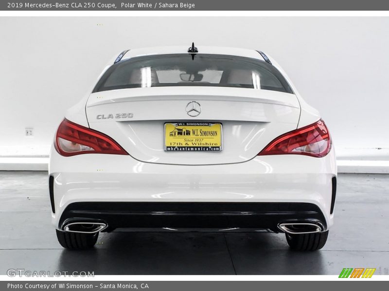 Polar White / Sahara Beige 2019 Mercedes-Benz CLA 250 Coupe
