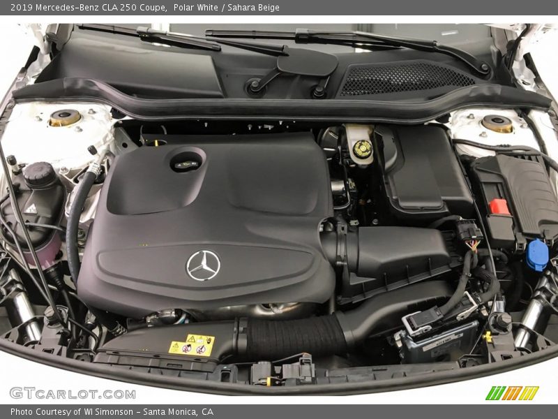 Polar White / Sahara Beige 2019 Mercedes-Benz CLA 250 Coupe