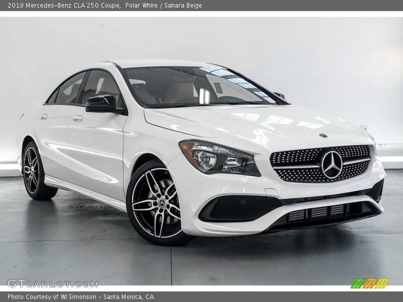Polar White / Sahara Beige 2019 Mercedes-Benz CLA 250 Coupe