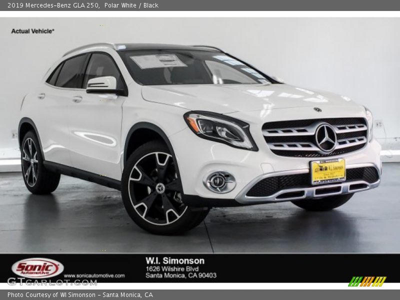 Polar White / Black 2019 Mercedes-Benz GLA 250