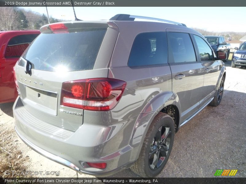 Destroyer Gray / Black 2019 Dodge Journey Crossroad AWD