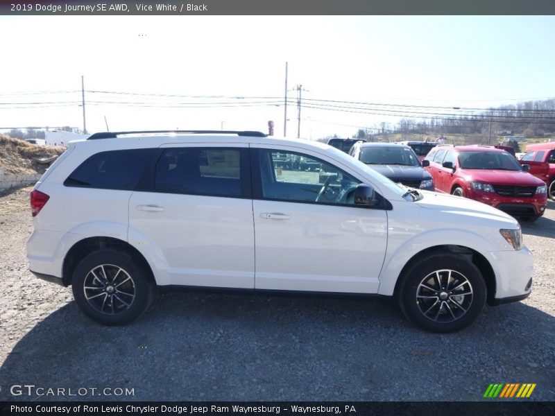 Vice White / Black 2019 Dodge Journey SE AWD