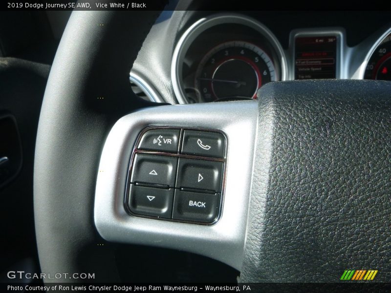 Vice White / Black 2019 Dodge Journey SE AWD