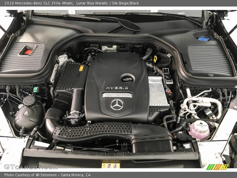 Lunar Blue Metallic / Silk Beige/Black 2019 Mercedes-Benz GLC 350e 4Matic
