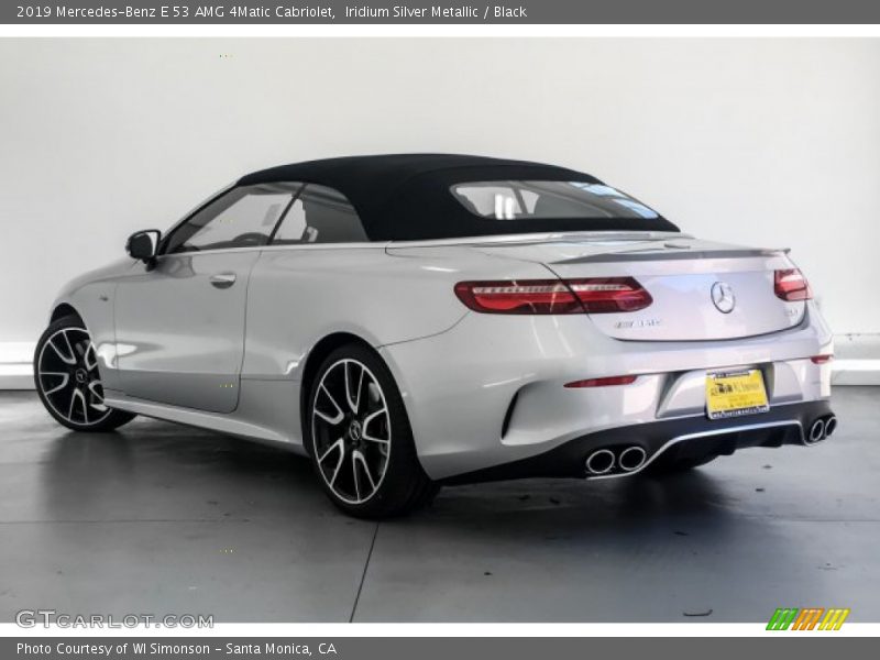 Iridium Silver Metallic / Black 2019 Mercedes-Benz E 53 AMG 4Matic Cabriolet