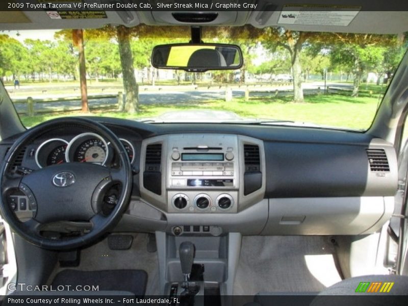 Silver Streak Mica / Graphite Gray 2009 Toyota Tacoma V6 PreRunner Double Cab