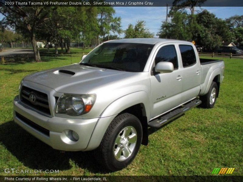 Silver Streak Mica / Graphite Gray 2009 Toyota Tacoma V6 PreRunner Double Cab
