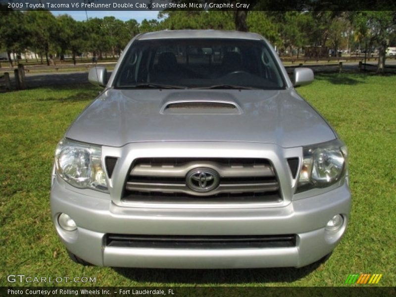 Silver Streak Mica / Graphite Gray 2009 Toyota Tacoma V6 PreRunner Double Cab