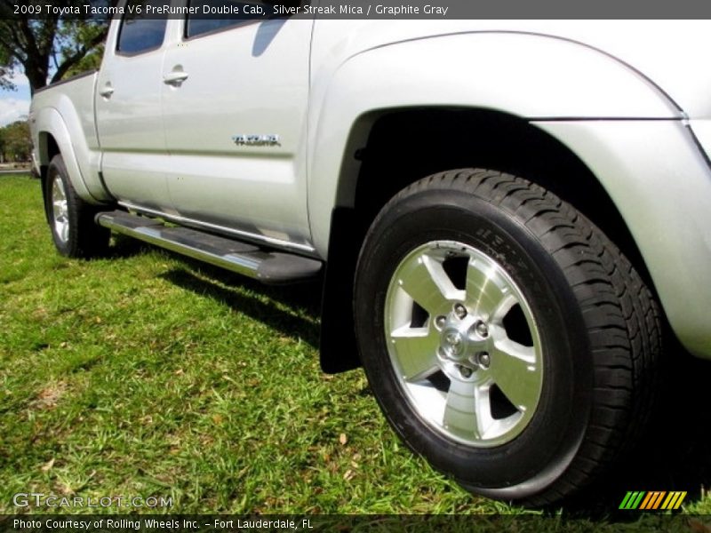 Silver Streak Mica / Graphite Gray 2009 Toyota Tacoma V6 PreRunner Double Cab