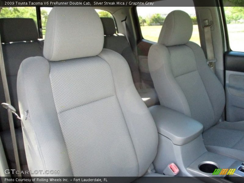Silver Streak Mica / Graphite Gray 2009 Toyota Tacoma V6 PreRunner Double Cab