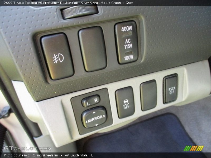 Silver Streak Mica / Graphite Gray 2009 Toyota Tacoma V6 PreRunner Double Cab