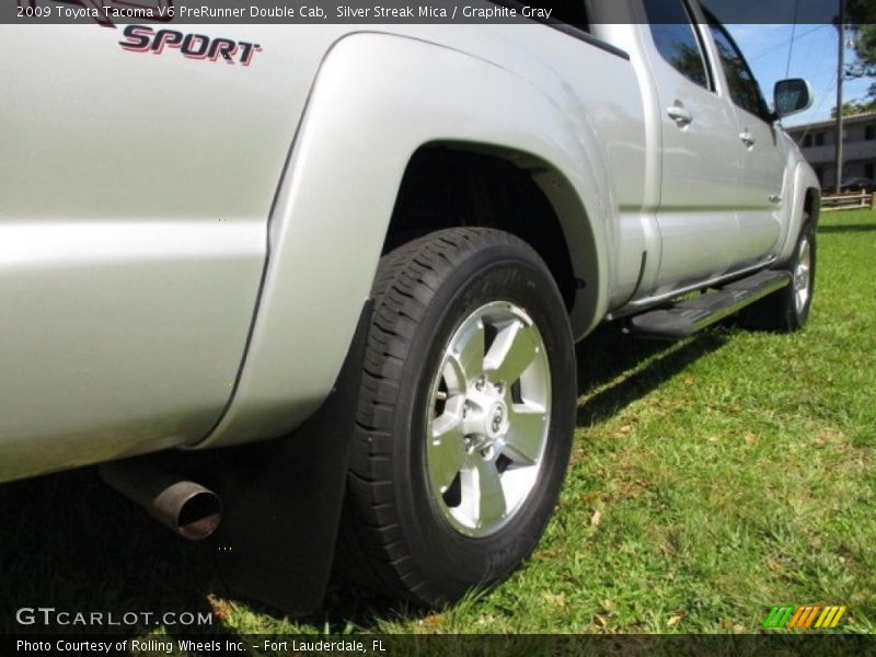 Silver Streak Mica / Graphite Gray 2009 Toyota Tacoma V6 PreRunner Double Cab