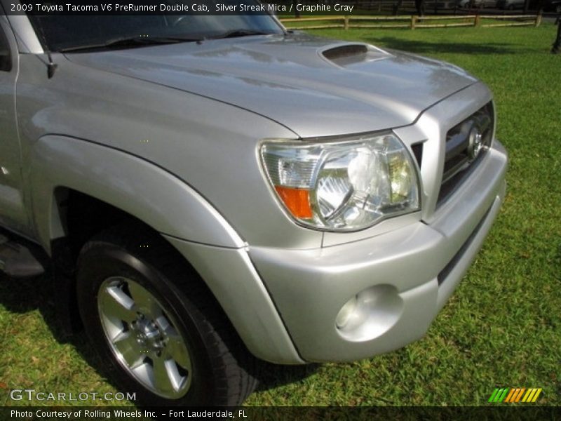 Silver Streak Mica / Graphite Gray 2009 Toyota Tacoma V6 PreRunner Double Cab