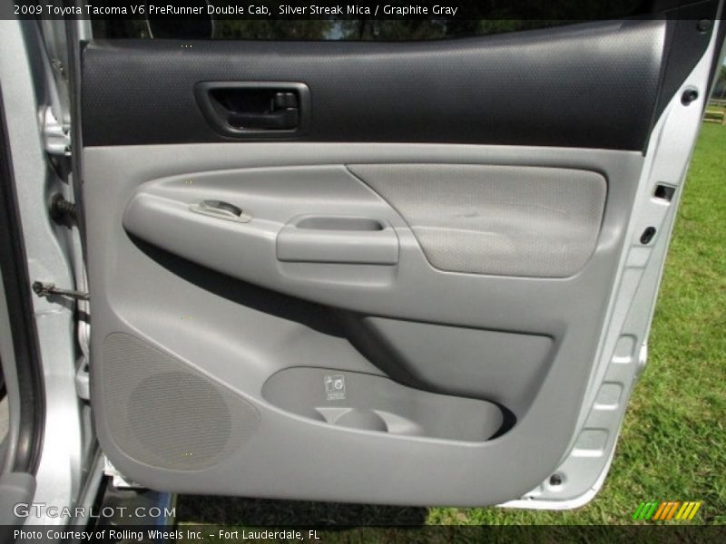 Silver Streak Mica / Graphite Gray 2009 Toyota Tacoma V6 PreRunner Double Cab