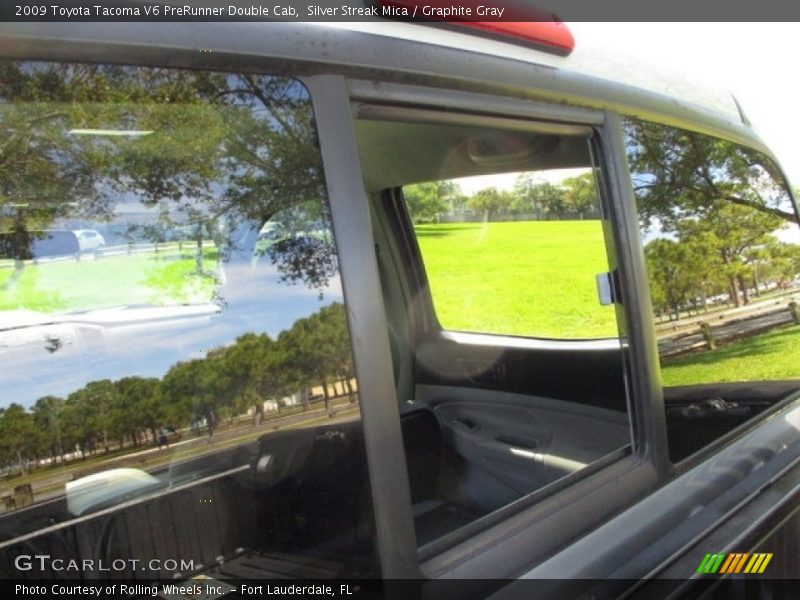Silver Streak Mica / Graphite Gray 2009 Toyota Tacoma V6 PreRunner Double Cab