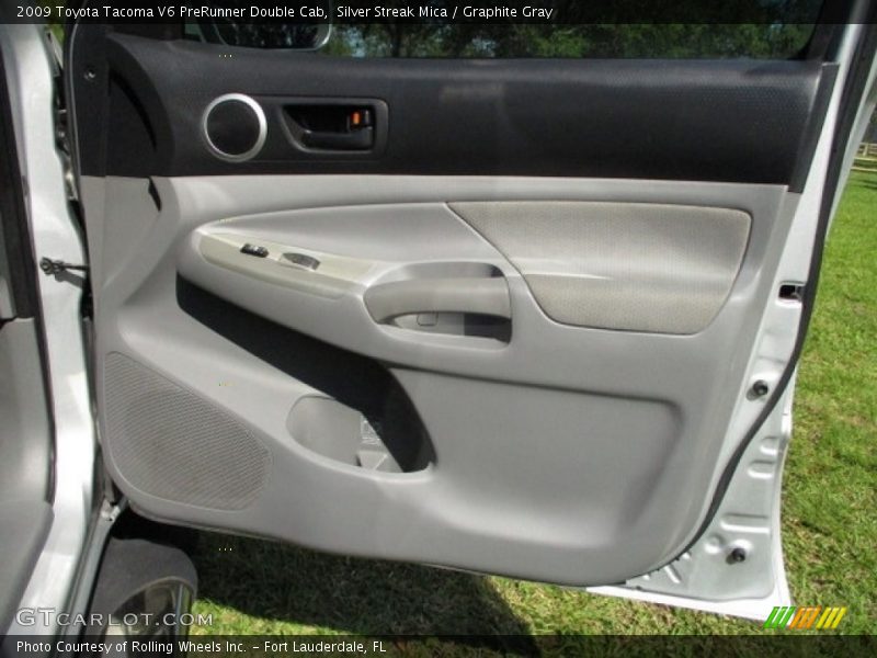 Silver Streak Mica / Graphite Gray 2009 Toyota Tacoma V6 PreRunner Double Cab