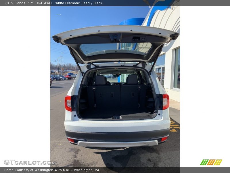 White Diamond Pearl / Black 2019 Honda Pilot EX-L AWD