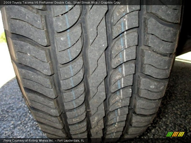 Silver Streak Mica / Graphite Gray 2009 Toyota Tacoma V6 PreRunner Double Cab