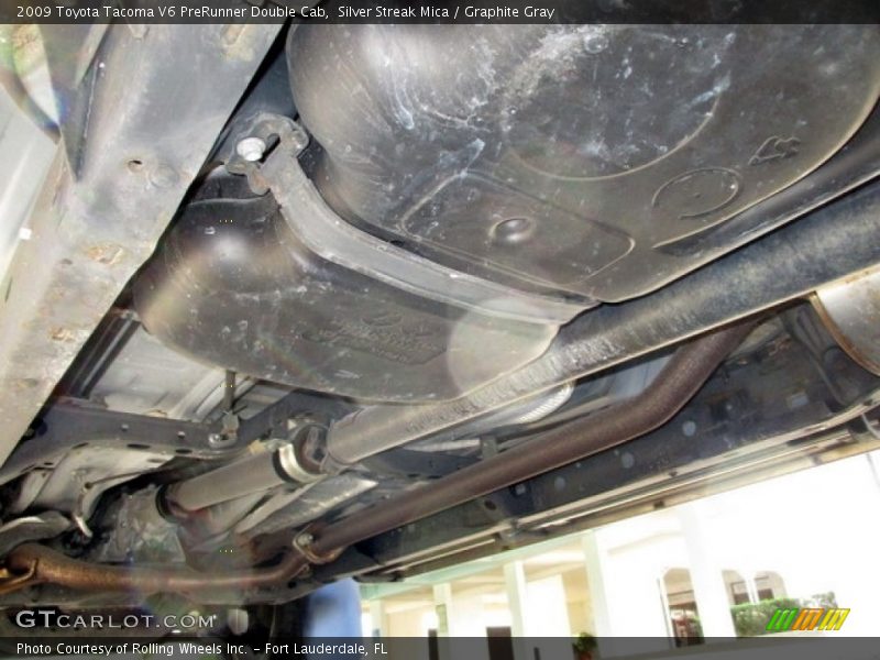 Silver Streak Mica / Graphite Gray 2009 Toyota Tacoma V6 PreRunner Double Cab