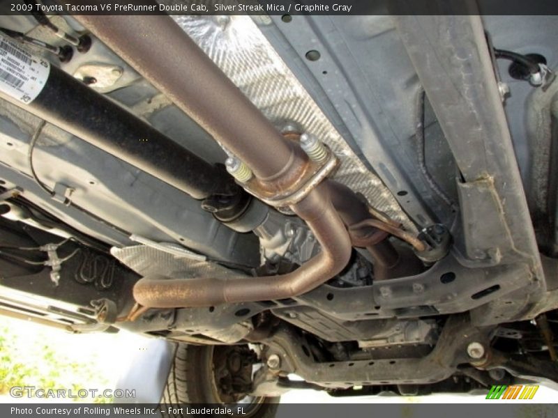 Silver Streak Mica / Graphite Gray 2009 Toyota Tacoma V6 PreRunner Double Cab
