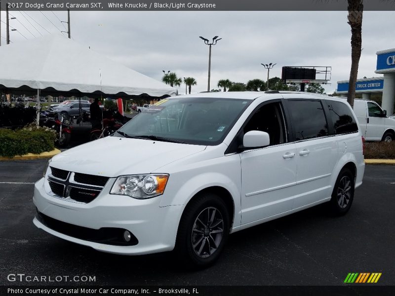 White Knuckle / Black/Light Graystone 2017 Dodge Grand Caravan SXT