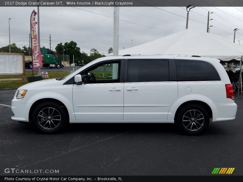 White Knuckle / Black/Light Graystone 2017 Dodge Grand Caravan SXT