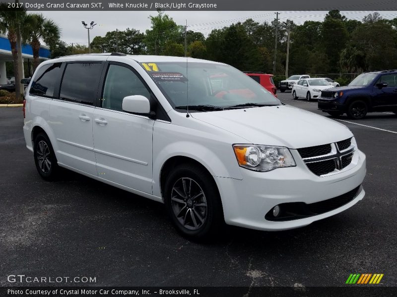 White Knuckle / Black/Light Graystone 2017 Dodge Grand Caravan SXT