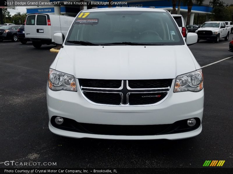 White Knuckle / Black/Light Graystone 2017 Dodge Grand Caravan SXT