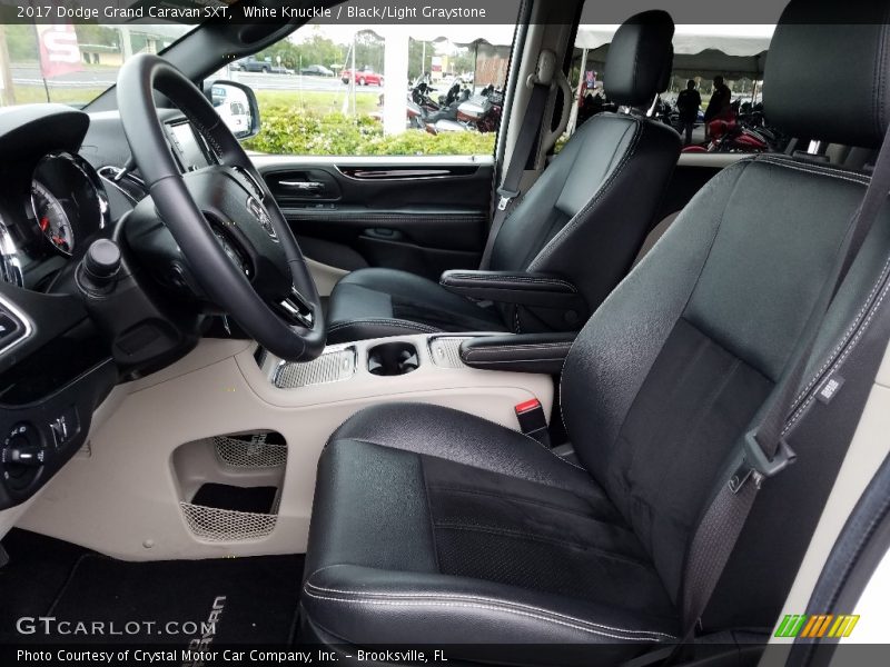 White Knuckle / Black/Light Graystone 2017 Dodge Grand Caravan SXT