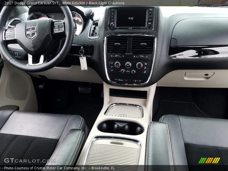 White Knuckle / Black/Light Graystone 2017 Dodge Grand Caravan SXT
