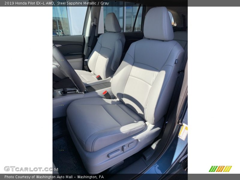Steel Sapphire Metallic / Gray 2019 Honda Pilot EX-L AWD