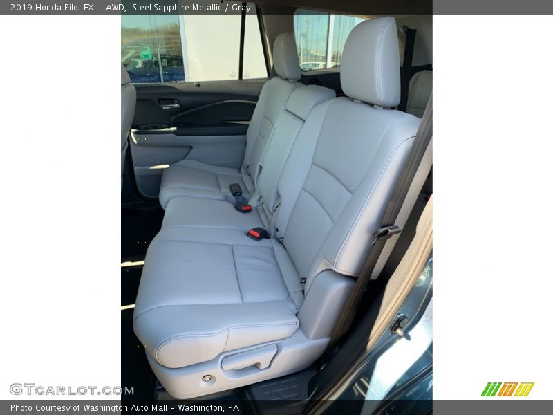 Steel Sapphire Metallic / Gray 2019 Honda Pilot EX-L AWD