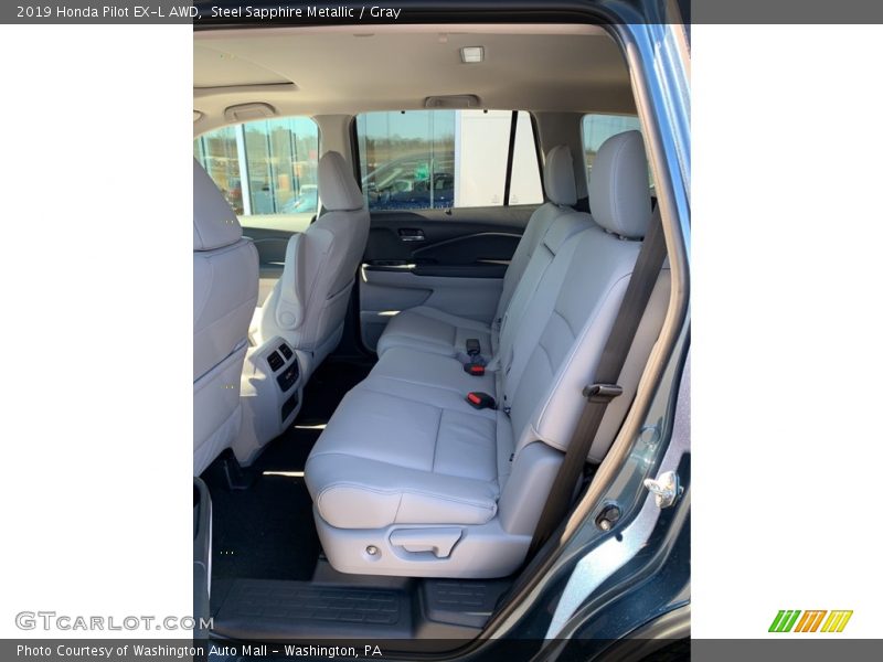 Steel Sapphire Metallic / Gray 2019 Honda Pilot EX-L AWD