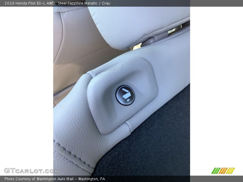 Steel Sapphire Metallic / Gray 2019 Honda Pilot EX-L AWD