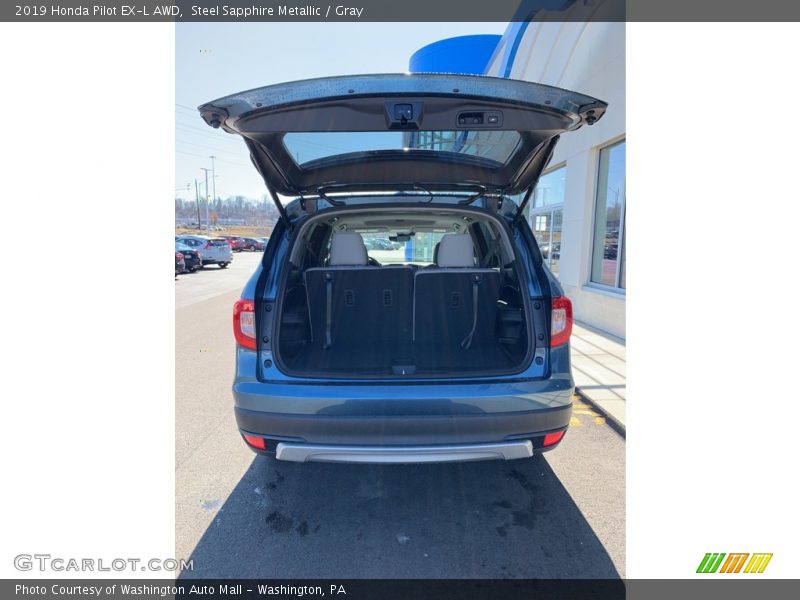 Steel Sapphire Metallic / Gray 2019 Honda Pilot EX-L AWD