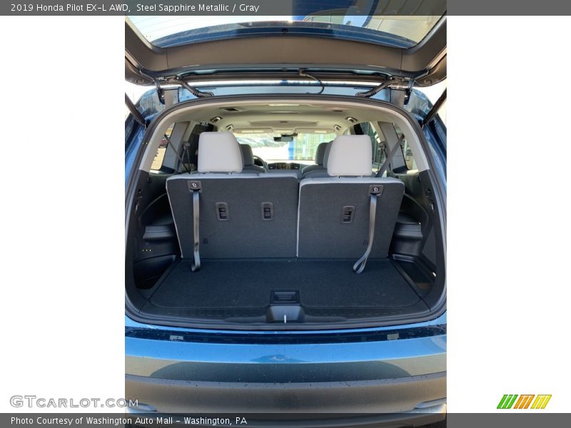 Steel Sapphire Metallic / Gray 2019 Honda Pilot EX-L AWD