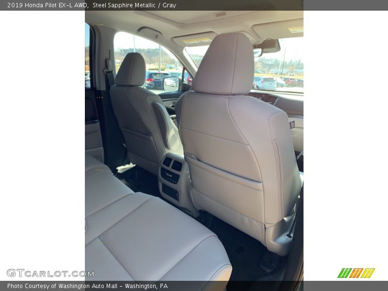 Steel Sapphire Metallic / Gray 2019 Honda Pilot EX-L AWD