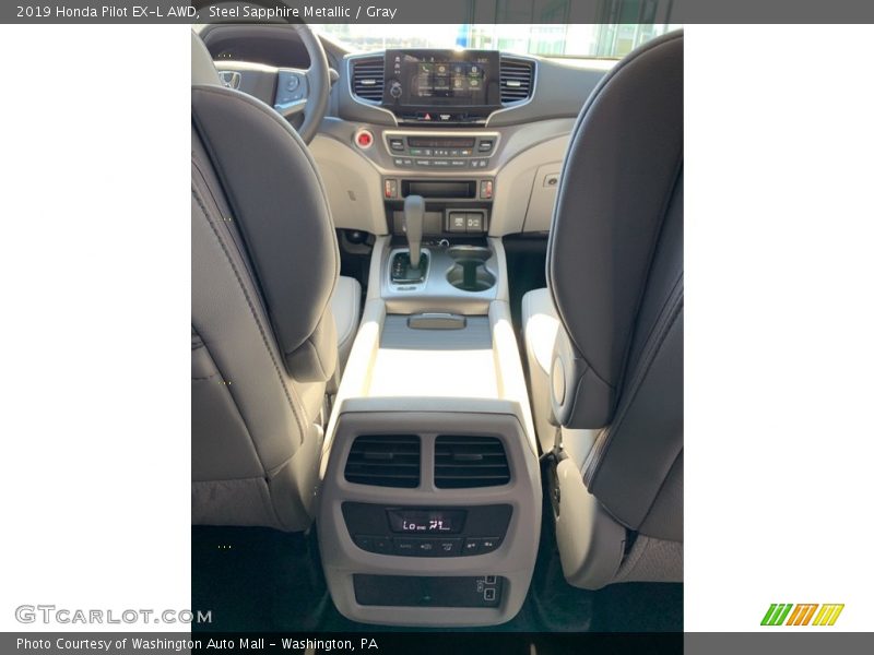 Steel Sapphire Metallic / Gray 2019 Honda Pilot EX-L AWD