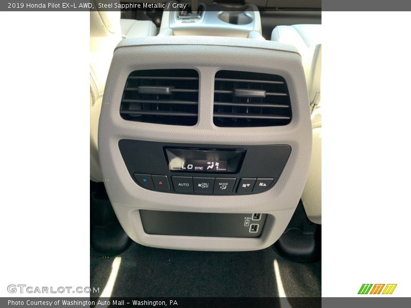 Steel Sapphire Metallic / Gray 2019 Honda Pilot EX-L AWD