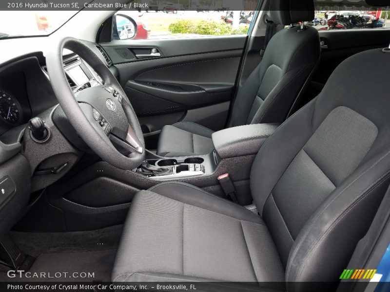 Caribbean Blue / Black 2016 Hyundai Tucson SE