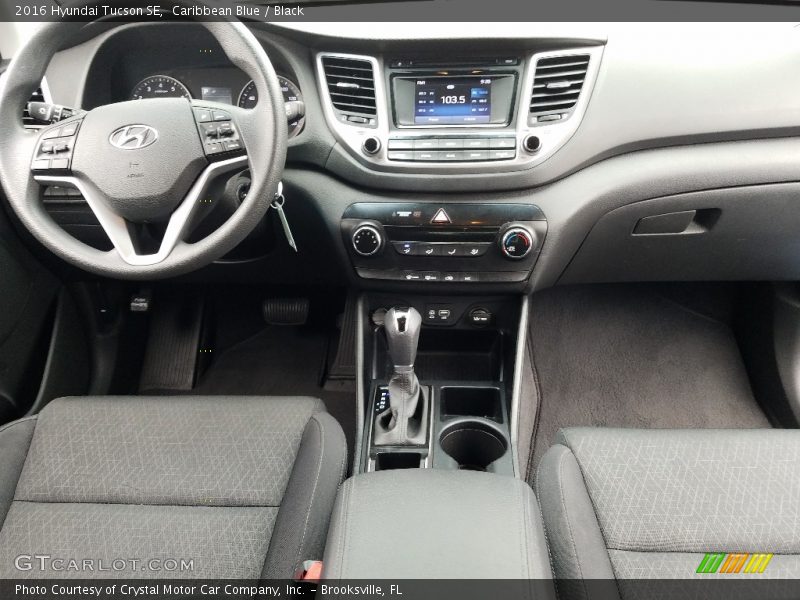 Caribbean Blue / Black 2016 Hyundai Tucson SE